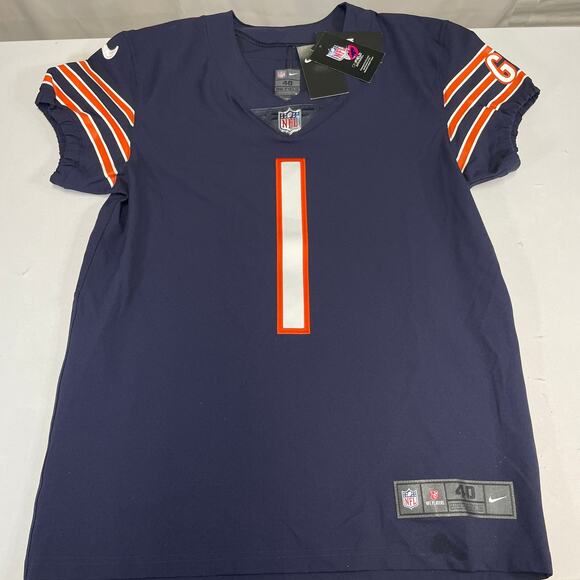 Justin Fields Chicago Bears Nike Vapor Elite Jersey - Picture 1 of 5